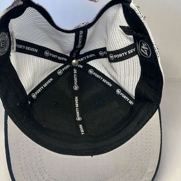 West Virginia Mountaineers WV Adjustable Trucker  Hat Cap 47 Forty Seven - Picture 6 of 9